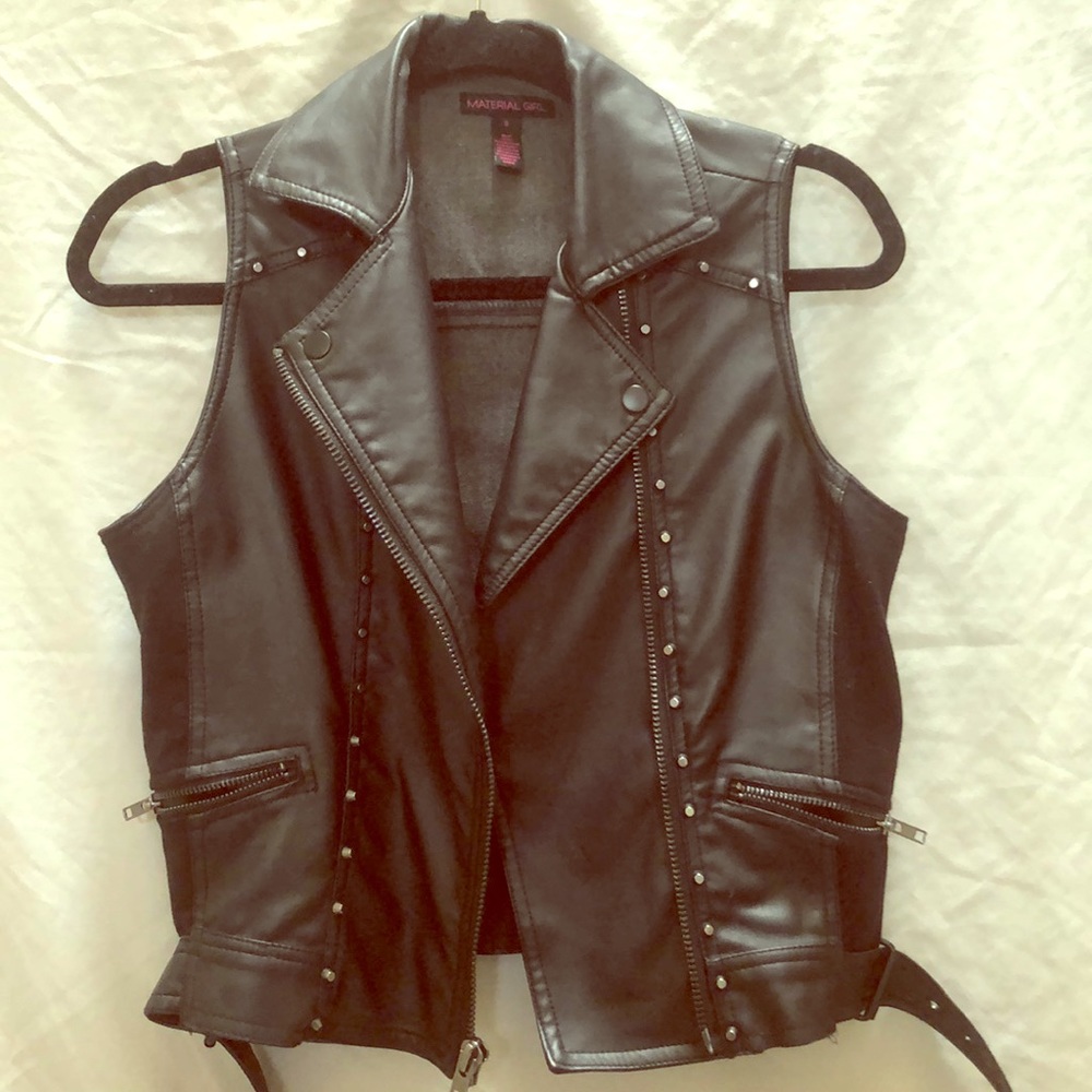 Leather vest